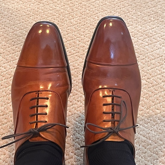 Anthony Veer “Genoa” cap-toe oxfords size 9 in cognac main image 6